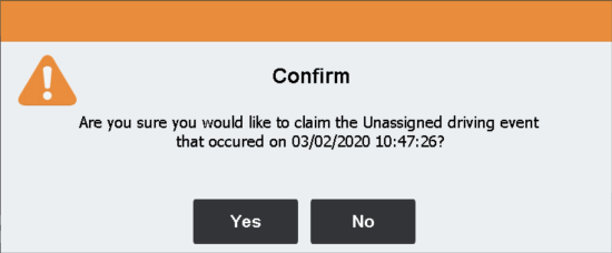 Confirm acceptance of UVA
