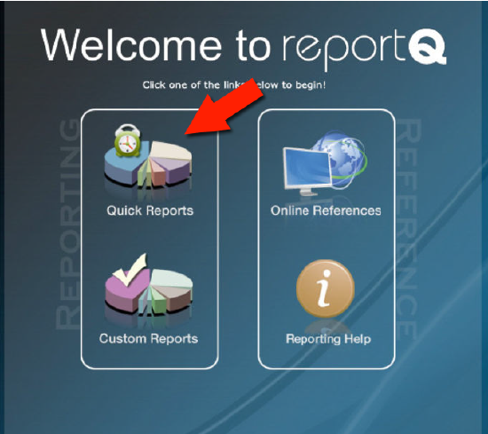 Quick Reports Selected