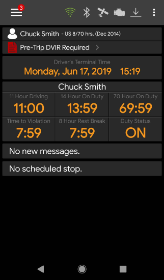 Omn9itracs One Mobile Dashboard
